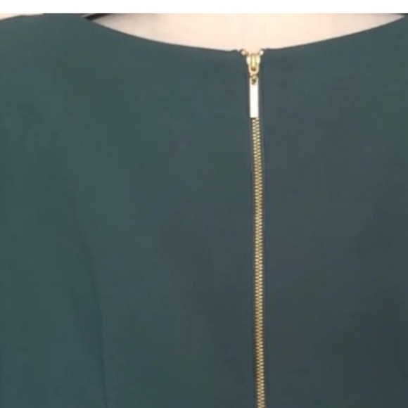 Rachel Parcell Teal Square Neck Long Sleeve Point Dress Never Worn Large - Picture 5 of 7